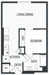 sixth and jackson apartments san jose floor plan UA